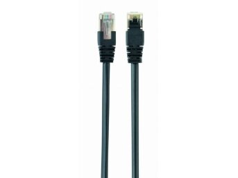 PATCH CABLE CAT5E FTP 2M/PP22-2M/BK GEMBIRD