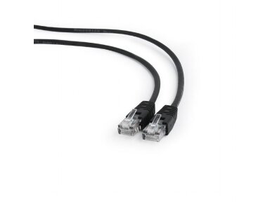 PATCH CABLE CAT5E UTP 3M/BLACK PP12-3M/BK GEMBIRD