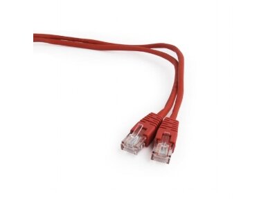 PATCH CABLE CAT5E UTP 3M/RED PP12-3M/R GEMBIRD
