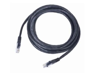 PATCH CABLE CAT5E UTP 5M/BLACK PP12-5M/BK GEMBIRD