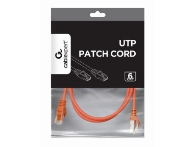 PATCH CABLE CAT6 UTP 1.5M/RED PP6U-1.5M/R GEMBIRD