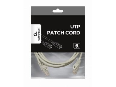 PATCH CABLE CAT6 UTP 3M/GREY PP6U-3M GEMBIRD