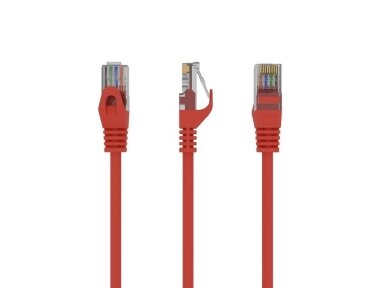 PATCH CABLE CAT6 UTP 5M/RED PP6U-5M/R GEMBIRD
