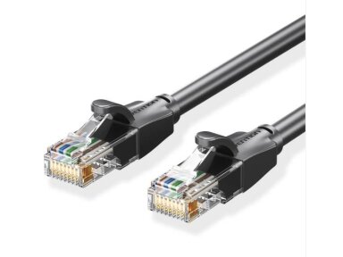 PATCH CABLE CAT.6 UTP/1.5M BLACK IBEBG VENTION