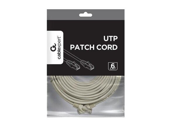 PATCH CABLE CAT6 UTP 10M/GREY PP6U-10M GEMBIRD 2 PATCH CABLE CAT6 UTP 10M/GREY PP6U-10M GEMBIRD 2