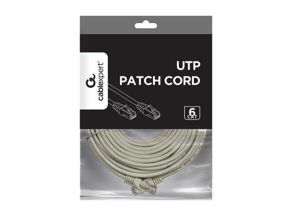 PATCH CABLE CAT6 UTP 20M/GREY PP6U-20M GEMBIRD 2