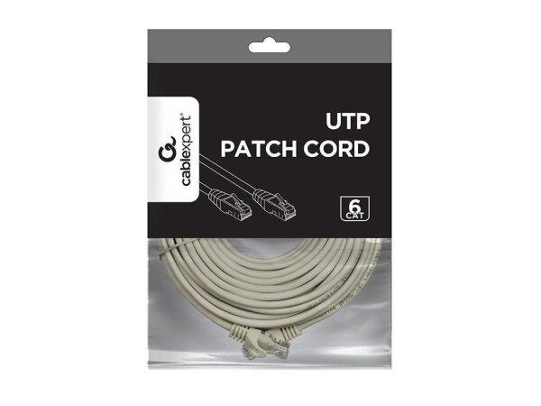 PATCH CABLE CAT6 UTP 10M/GREY PP6U-10M GEMBIRD 2 PATCH CABLE CAT6 UTP 10M/GREY PP6U-10M GEMBIRD 2