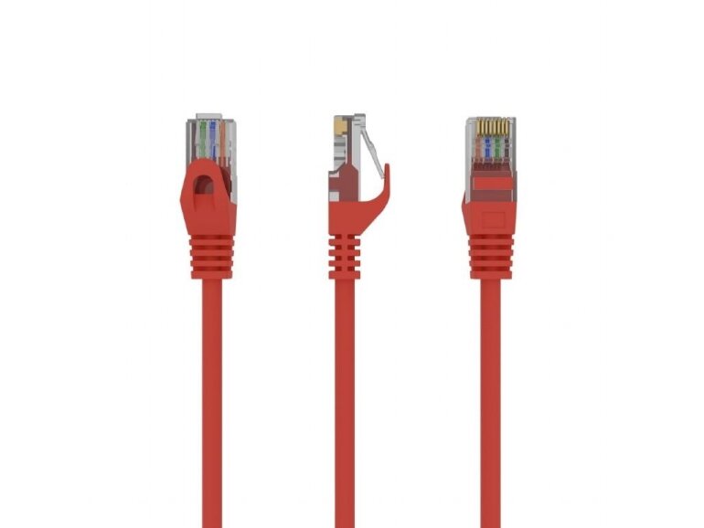 PATCH CABLE CAT6 UTP 3M/RED PP6U-3M/R GEMBIRD