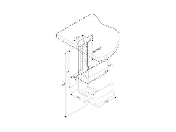 PC ACC DESK MOUNT 30KG/CPU-D200SILVER NEOMOUNTS 6