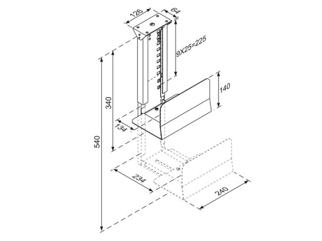PC ACC DESK MOUNT 30KG/CPU-D200SILVER NEOMOUNTS 2