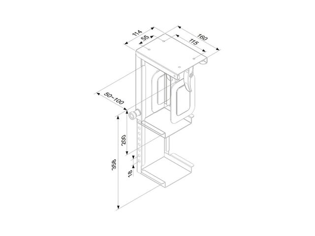 PC ACC DESK MOUNT 10KG/CPU-D075BLACK NEOMOUNTS 5 PC ACC DESK MOUNT 10KG/CPU-D075BLACK NEOMOUNTS 5