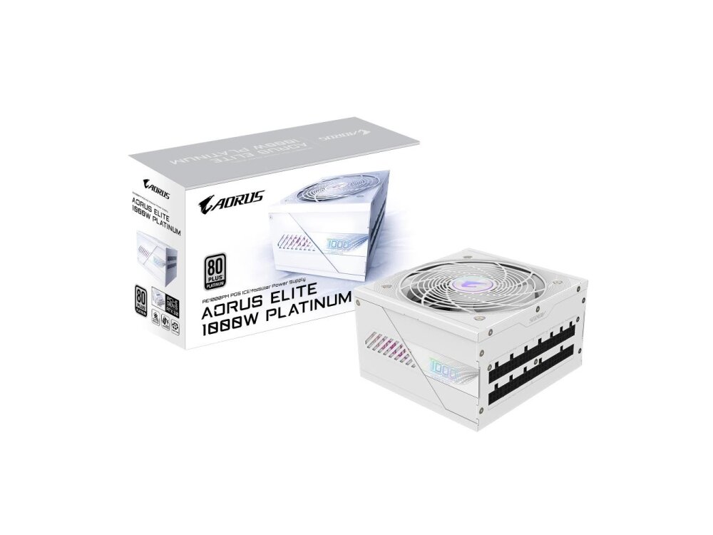 Power Supply|GIGABYTE|GP-AE1000PM PG5 ICE|1000 Watts|Efficiency 80 PLUS PLATINIUM|PFC Active|MTBF 100000 hours|GP-AE1000PMPG5ICE 2 Power Supply|GIGABYTE|GP-AE1000PM PG5 ICE|1000 Watts|Efficiency 80 PLUS PLATINIUM|PFC Active|MTBF 100000 hours|GP-AE1000PMPG5ICE 2