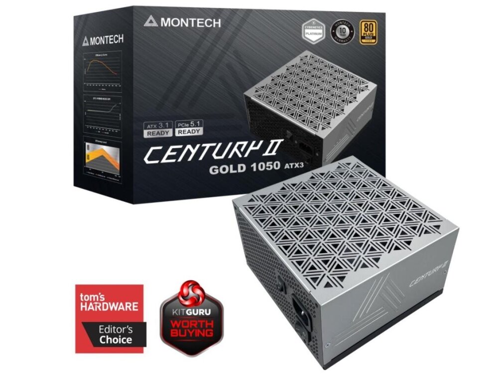 Power Supply|MONTECH|CENTURY II|ATX|1050 W|CENTURYII1050
