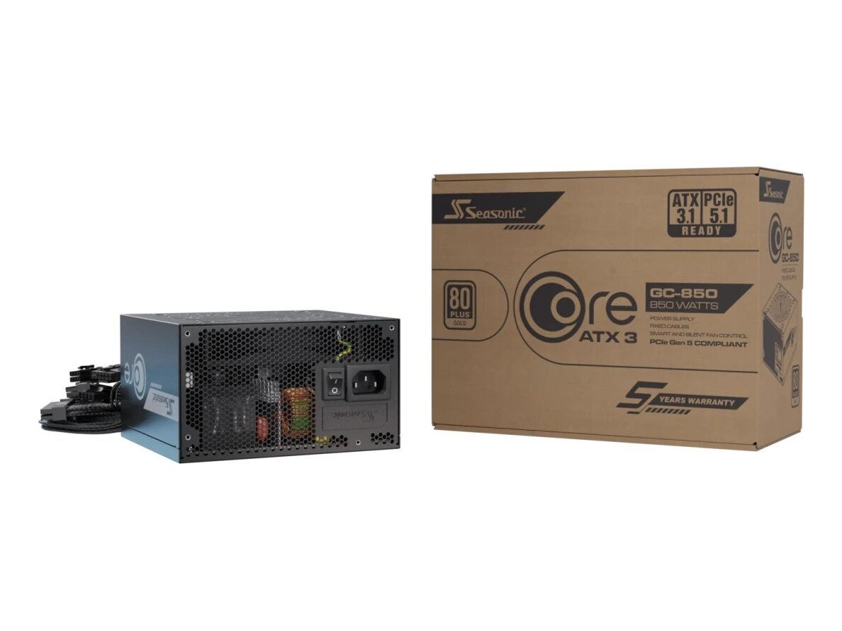 Power Supply|SEASONIC|ATX|PC|100 - 240 V|850 W|SRP-CGC851-A5A32SF Power Supply|SEASONIC|ATX|PC|100 - 240 V|850 W|SRP-CGC851-A5A32SF