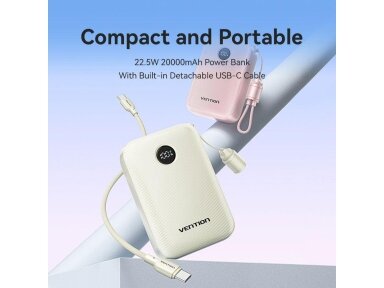 POWER BANK USB 20000MAH 22.5W/BLUE FKBL0-C VENTION