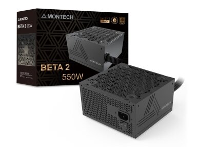 Power Supply|MONTECH|BETA 2|ATX|PC|100 - 240 V|550 W|BETA2550W
