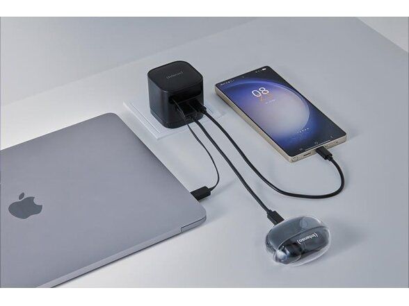 POWER ADAPTER 1XUSB-A/1XUSB-C/BLACK 7806522 INTENSO POWER ADAPTER 1XUSB-A/1XUSB-C/BLACK 7806522 INTENSO
