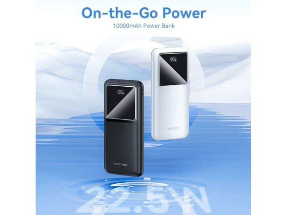 POWER BANK USB 10000MAH 22.5W/BLACK FHKB0 VENTION 1