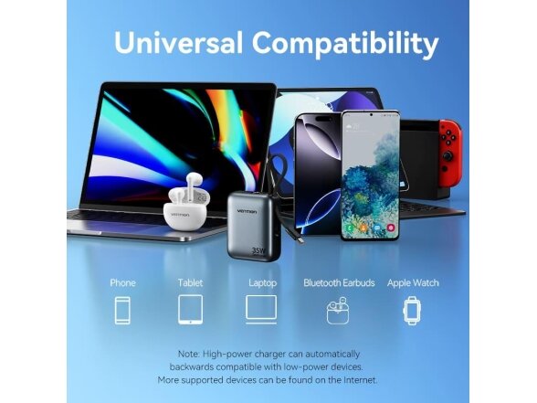 POWER BANK USB 10000MAH 35W/MINI GRAY FHEH0 VENTION 11 POWER BANK USB 10000MAH 35W/MINI GRAY FHEH0 VENTION 11