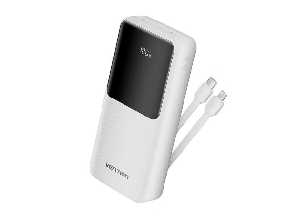 POWER BANK USB 20000MAH 22.5W/WHITE FHPW0 VENTION POWER BANK USB 20000MAH 22.5W/WHITE FHPW0 VENTION