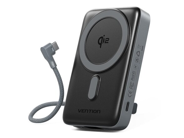 POWER BANK WRL 10000MAH 35W/GREY FKHH0 VENTION POWER BANK WRL 10000MAH 35W/GREY FKHH0 VENTION