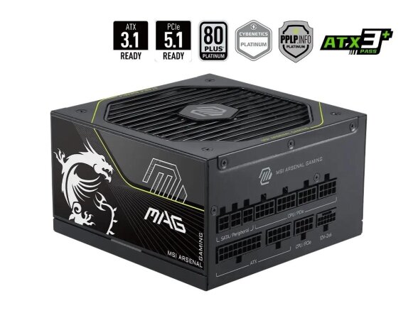 Power Supply|MSI|MAG A1200PLS PCIE5|ATX|PC|100 - 240 V|1200 W|MAGA1200PLSPCIE5 Power Supply|MSI|MAG A1200PLS PCIE5|ATX|PC|100 - 240 V|1200 W|MAGA1200PLSPCIE5