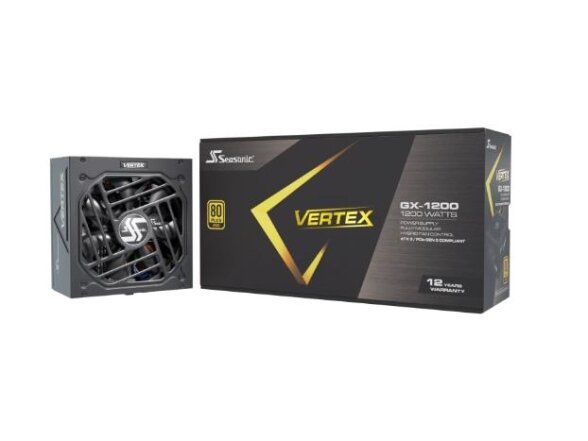 Power Supply|SEASONIC|VERTEX GX|1200 Watts|Efficiency 80 PLUS GOLD|MTBF 100000 hours|VERTEXGX-1200 1 Power Supply|SEASONIC|VERTEX GX|1200 Watts|Efficiency 80 PLUS GOLD|MTBF 100000 hours|VERTEXGX-1200 1