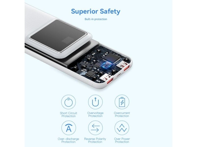 POWER BANK USB 10000MAH 22.5W/BLACK FHKB0 VENTION 10