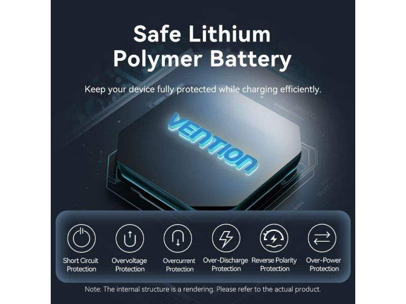 POWER BANK USB 10000MAH 35W/MINI GRAY FHEH0 VENTION 9 POWER BANK USB 10000MAH 35W/MINI GRAY FHEH0 VENTION 9
