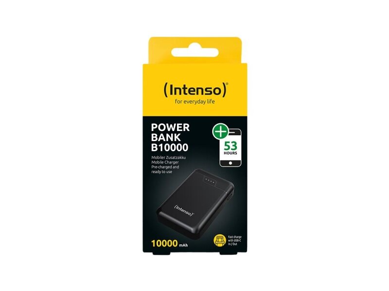 POWER BANK USB 10000MAH/BLACK B10000 7320530 INTENSO 1