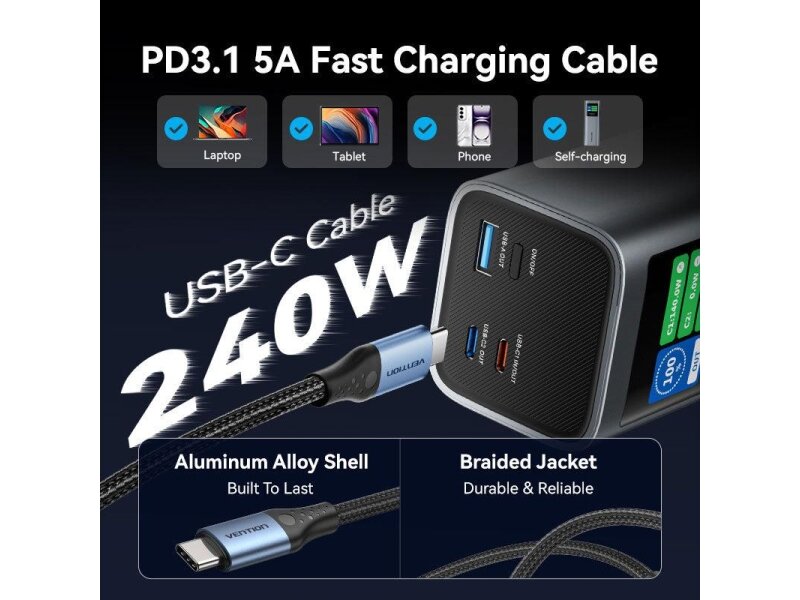 POWER BANK USB 27000MAH 140W/FKEH0 VENTION 4 POWER BANK USB 27000MAH 140W/FKEH0 VENTION 4