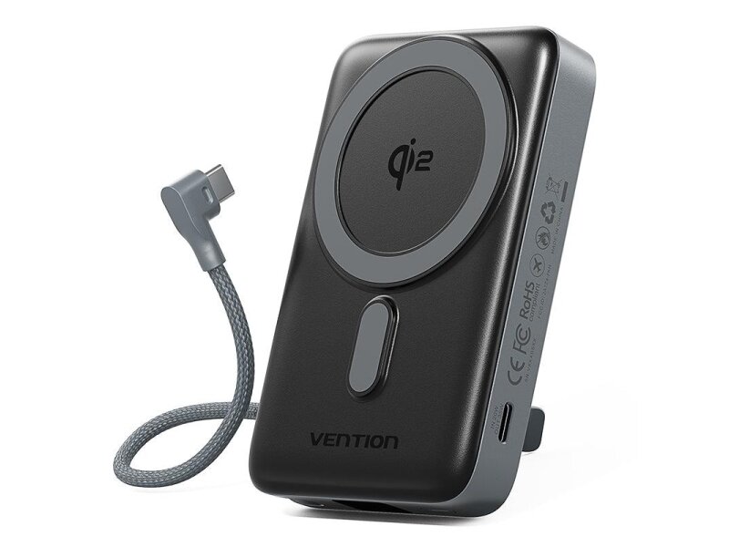 POWER BANK WRL 10000MAH 35W/GREY FKHH0 VENTION POWER BANK WRL 10000MAH 35W/GREY FKHH0 VENTION