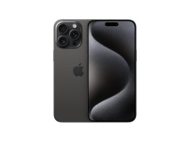 Mobilus telefonas IPHONE 15 PRO/128GB BLACK GRADE B Atnaujintas