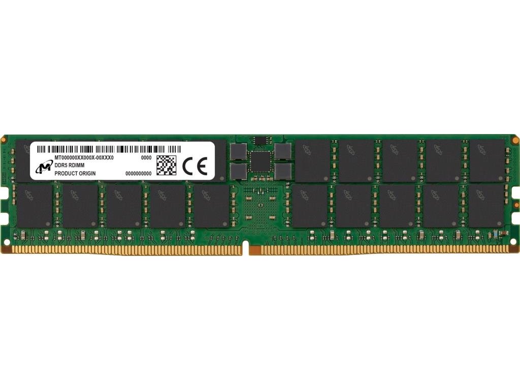 Server Memory Module|MICRON|DDR5|128GB|RDIMM|5600 MHz|CL 46|1.1 V|MTC40F2047S1RC56BR