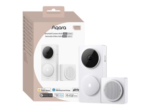 SMART HOME G410 DOORBELL CAM/HUB WHITE CH-C09D-W AQARA 1 SMART HOME G410 DOORBELL CAM/HUB WHITE CH-C09D-W AQARA 1