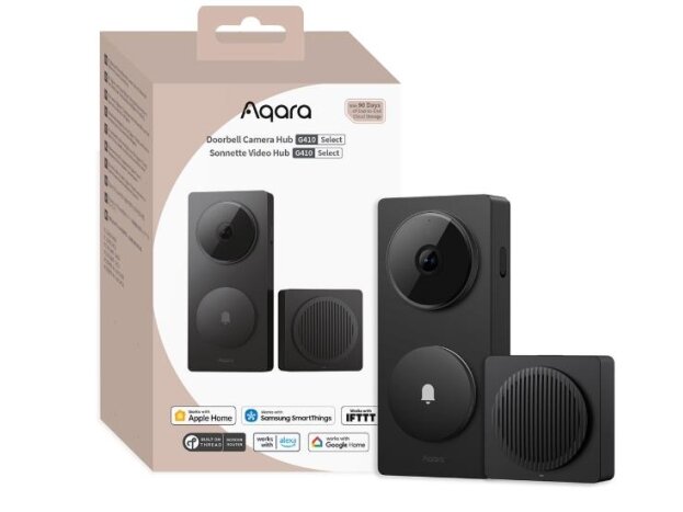 SMART HOME G410 DOORBELL CAM/HUB BLACK CH-C09D-B AQARA SMART HOME G410 DOORBELL CAM/HUB BLACK CH-C09D-B AQARA