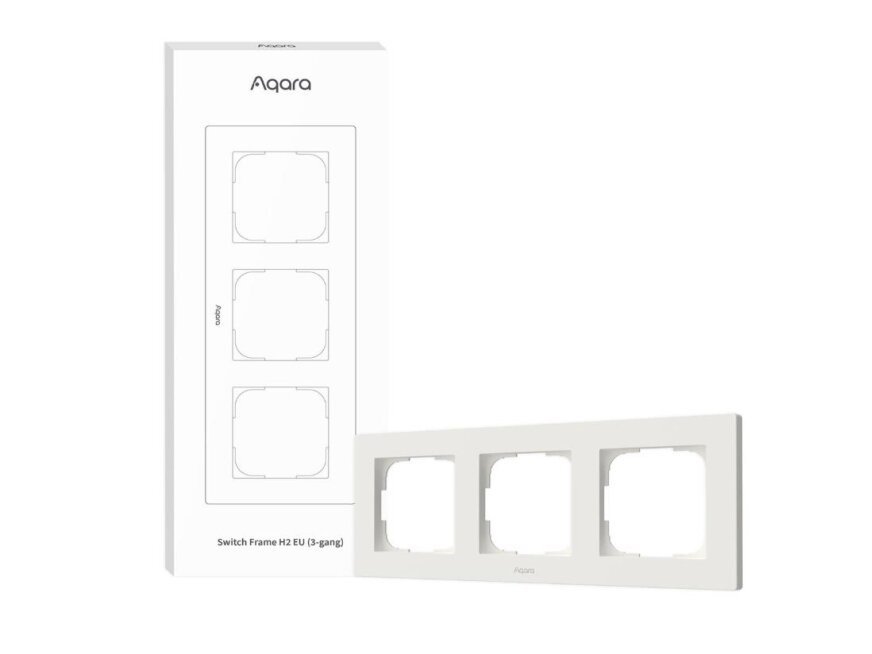 SMART SWITCH FRAME H2 (3-GANG)/WHITE FE-X02D-W AQARA