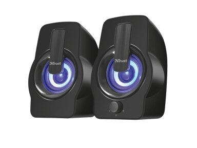 Speaker|TRUST|Gemi RGB|P.M.P.O. 12 Watts|1xAudio-In|Black|22948