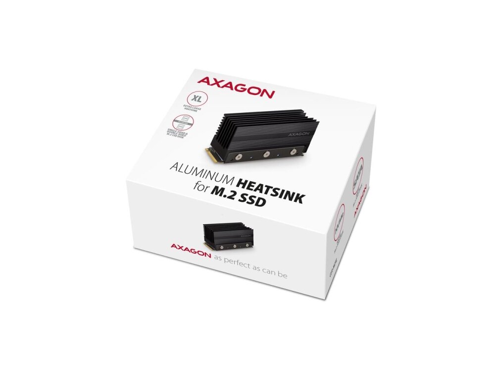 SSD ACC COOLER M.2 2280/36MM CLR-M2XL AXAGON 1 SSD ACC COOLER M.2 2280/36MM CLR-M2XL AXAGON 1