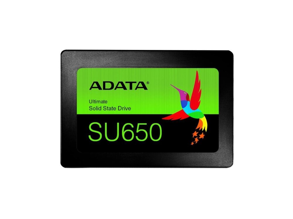 SSD|ADATA|SU650|256GB|SATA 3.0|3D NAND|Write speed 450 MBytes/sec|Read speed 520 MBytes/sec|2,5"|TBW 140 TB|MTBF 2000000 hours|ASU650SS-256GT-R