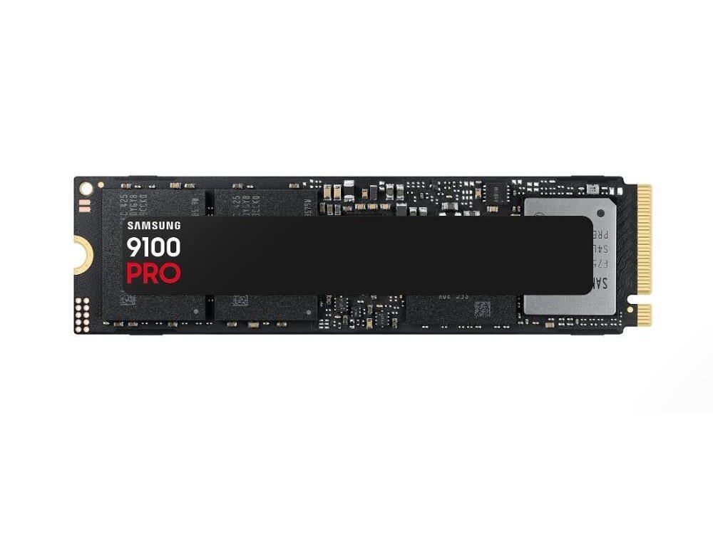 SSD|SAMSUNG|9100 PRO|1TB|M.2|PCIe Gen5|NVMe|TLC|Write speed 13300 MBytes/sec|Read speed 14700 MBytes/sec|2.38mm|TBW 600 TB|MZ-VAP1T0BW