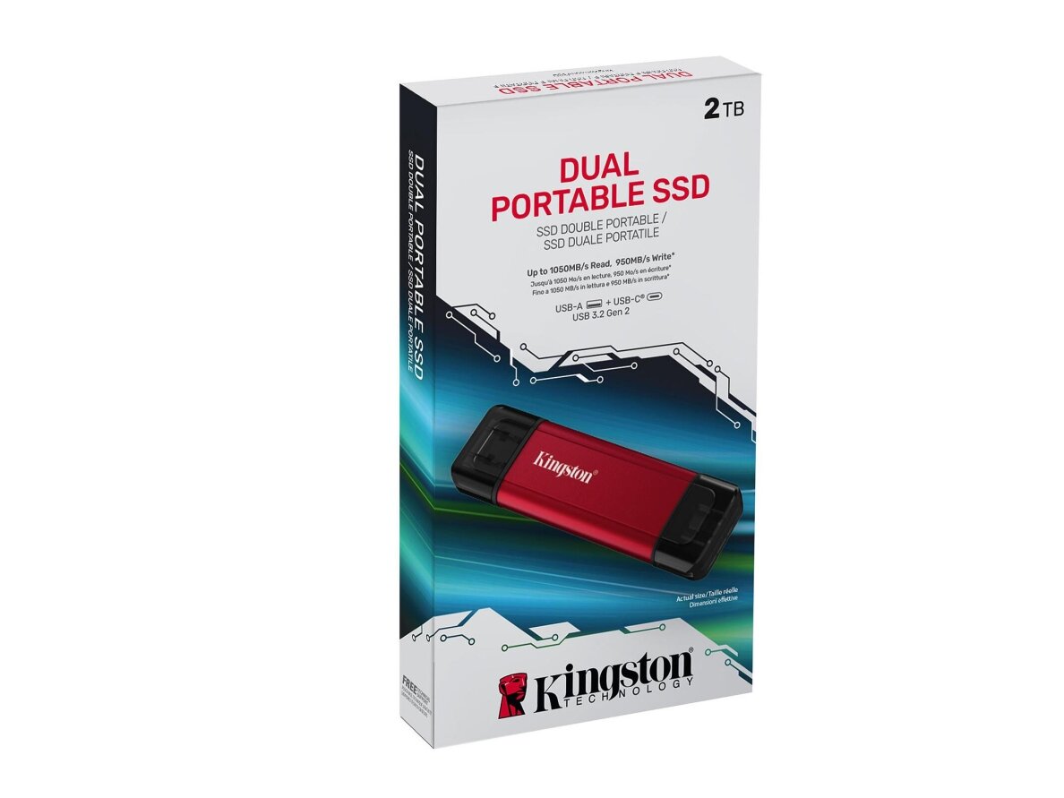 SSD USB3.2 2TB PORTABLE/DUAL SPSD/2TB KINGSTON 4 SSD USB3.2 2TB PORTABLE/DUAL SPSD/2TB KINGSTON 4