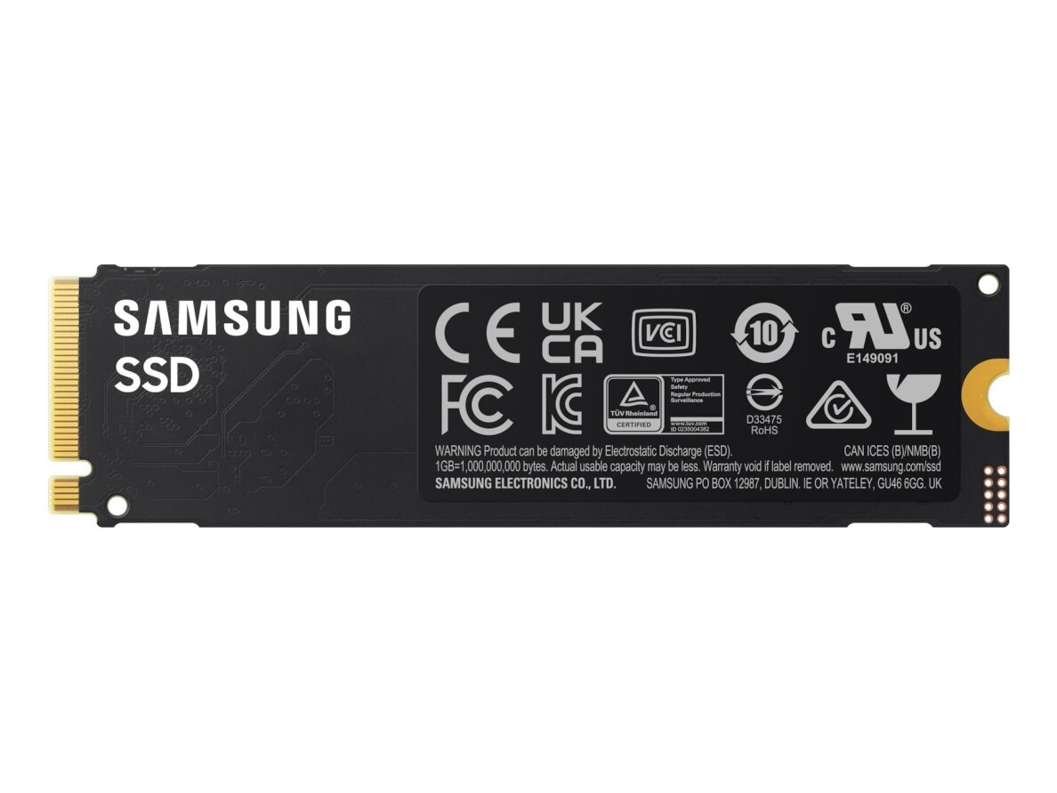 SSD|SAMSUNG| 1 TB|M.2|PCI Express 4.0|NVMe Yes|Write speed 6450 MB/s|Read speed 7150 MB/s|MTBF 1500000 h|Box|MZ-V9V1T0BW 1 SSD|SAMSUNG| 1 TB|M.2|PCI Express 4.0|NVMe Yes|Write speed 6450 MB/s|Read speed 7150 MB/s|MTBF 1500000 h|Box|MZ-V9V1T0BW 1
