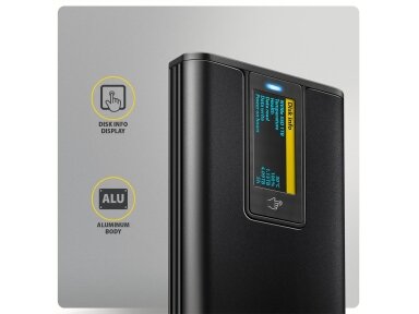 SSD ACC ENCLOSURE M.2 NVME/SATA USB-C EEM2-SD2B AXAGON