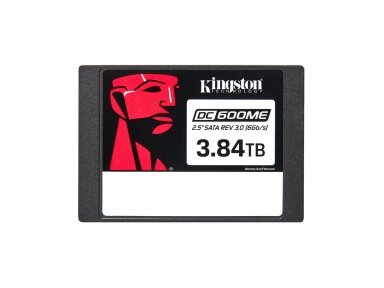 SSD|KINGSTON|3840 GB|Serial ATA III|2.5"|Write speed 530 MB/s|7008xTBW rating|MTBF 2000000 h|Read speed 560 MB/s|SEDC600ME/3840G