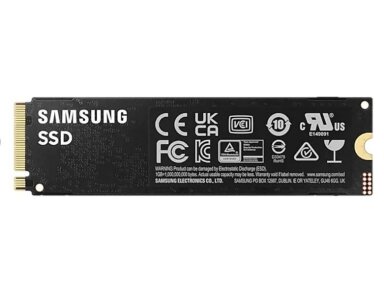 SSD|SAMSUNG|990 PRO|2TB|M.2|PCIE|NVMe|MLC|Write speed 6900 MBytes/sec|Read speed 7450 MBytes/sec|2.3mm|TBW 1200 TB|MTBF 1500000 hours|MZ-V9P2T0BW