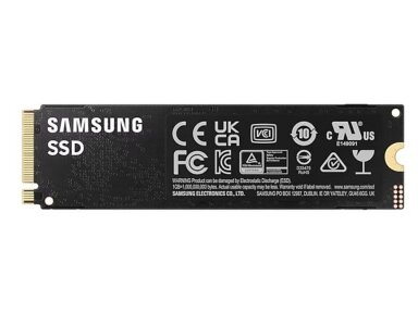 SSD|SAMSUNG|990 PRO|4TB|M.2|PCIe Gen4|NVMe|TLC|Write speed 6900 MBytes/sec|Read speed 7450 MBytes/sec|2.3mm|TBW 2400 TB|MTBF 1500000 hours|MZ-V9P4T0BW