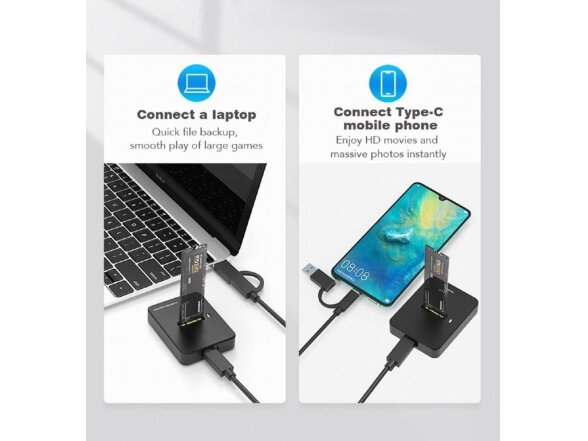 SSD ACC DOCK STATION USB-C M.2/DD-U3M2 GEMBIRD 3 SSD ACC DOCK STATION USB-C M.2/DD-U3M2 GEMBIRD 3