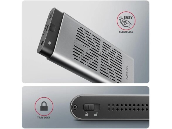 SSD ACC ENCLOSURE M.2 NVME/USB-C EEM2-20GD AXAGON 2