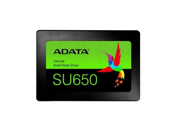 SSD|ADATA|SU650|256GB|SATA 3.0|3D NAND|Write speed 450 MBytes/sec|Read speed 520 MBytes/sec|2,5"|TBW 140 TB|MTBF 2000000 hours|ASU650SS-256GT-R SSD|ADATA|SU650|256GB|SATA 3.0|3D NAND|Write speed 450 MBytes/sec|Read speed 520 MBytes/sec|2,5"|TBW 140 TB|MTBF 2000000 hours|ASU650SS-256GT-R
